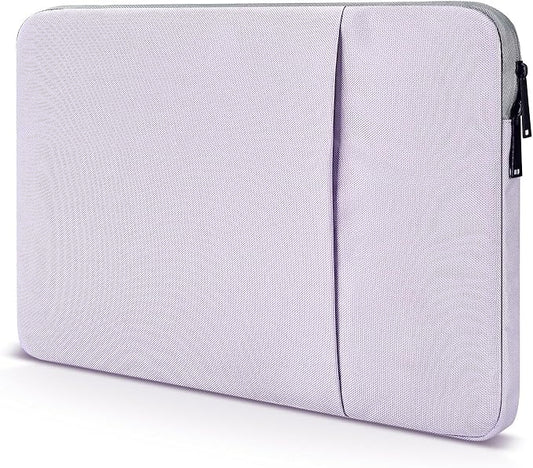 CaseBuy MacBook Air 15 inch Sleeve Water-Resistant Protective Case for 2025 2024 MacBook Air 15 M2 M3 M4 M5 Chip A3448 A2941 A3241 Laptop Carrying Case Cover Slim Traveling Accessories Bag -Purple