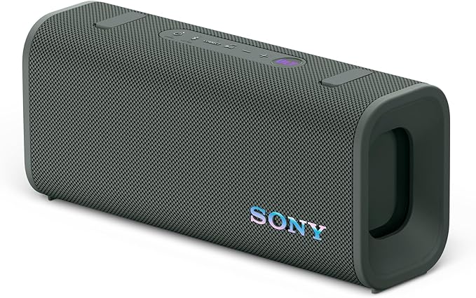 Sony ULT Field 3 Wireless Portable Bluetooth Speaker, IP67 Waterproof, Dustproof, Rustproof, and Shockproof with Enhanced Bass, 24 Hour Battery and Shoulder Strap (SRSULT30H), Forest Gray
