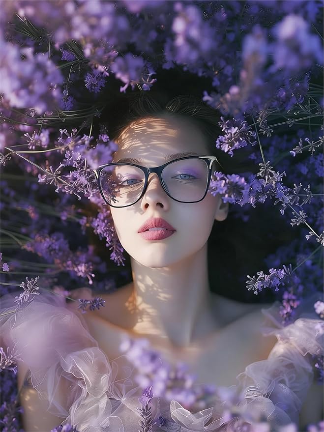 DOERAYM Blue Light Glasses for Women - Anti Glare Gaming and Computer Use with Comfort Fit (Resin, Black9123)