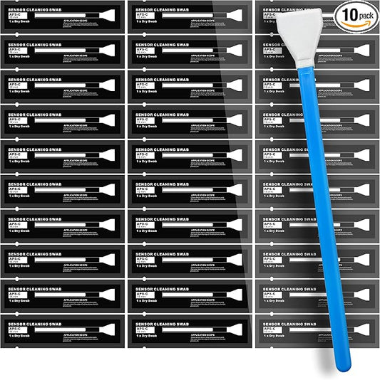 AAWipes Sensor Cleaning Swabs for APS-C Sensors of DDR DSLR or SLR Camera (10 Packs of 16 mm Sensor Cleaning Swabs) (HCS-16-10) by AAWipes