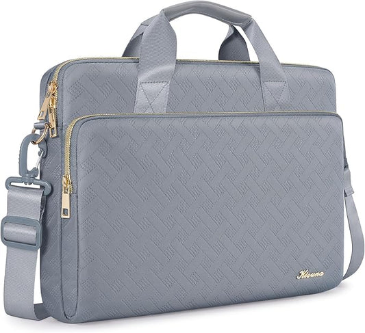 KIZUNA Laptop Sleeve Case 13 Inch Computer Shoulder Bag for 13.6" MacBook Air M2/MacBook Pro 14 M3 M2 M1 MAX/14 Lenovo ThinkPad X1 Carbon/IdeaPad Flex 5 Gen 8/IdeaPad Flex 5i/Yoga 9i Dell,Grey