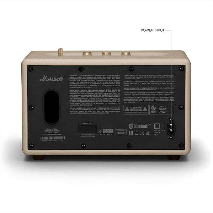Marshall Acton III Bluetooth Home Speaker - Cream