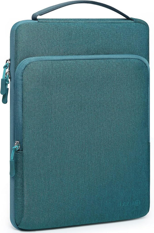 HYZUO 13.3-14 Inch Laptop Bag Sleeve for MacBook Pro 14 M5 M4 M3 M2 M1 Pro/Max A3426 A3427 2026-2021, MacBook Air/Pro 13.3, 13.8"-13.5" Surface Laptop/Book, Notebook Case for 13" Dell HP, Dark Green