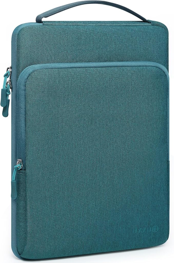 HYZUO 14-15 Inch Laptop Bag Sleeve for MacBook Air 15 M5 A3448 M4 M3 M2 2026-2023, MacBook Pro 15, XPS 14/15 Plus, 15" Surface Laptop, Notebook Case for 14" Dell HP Lenovo Asus Acer, Dark Green