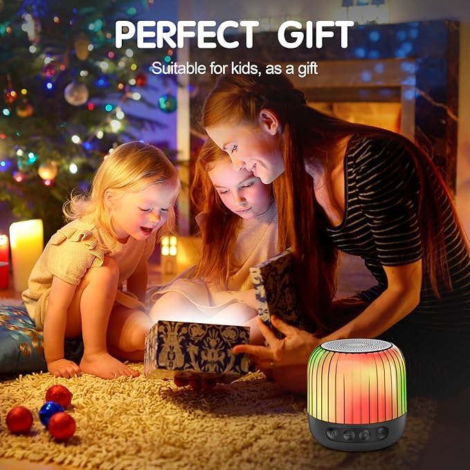 Bluetooth Speaker, Multicolor Changing Bedside Lamp, LED Table Lamp, Built-in Mic, Support TF Card, MP3 Player, Best Gifts for Girls Boys Teens Women Men Friends Christmas