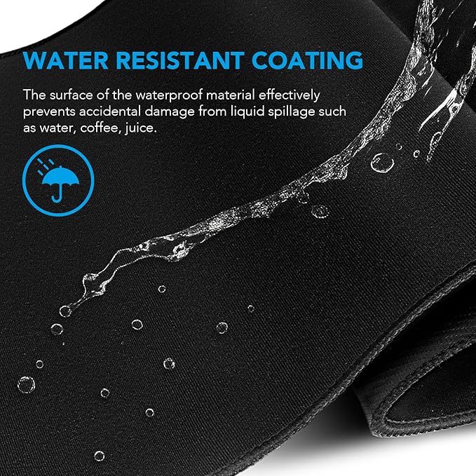Large Mouse Pad, Desk Mat with Non-Slip Rubber Base, Waterproof Gaming Mousepad with Stitched Edges, XXL Computer Long Keyboard Mouse Mat for Gamer, Office & Home, 31.5" x 15.7", Black