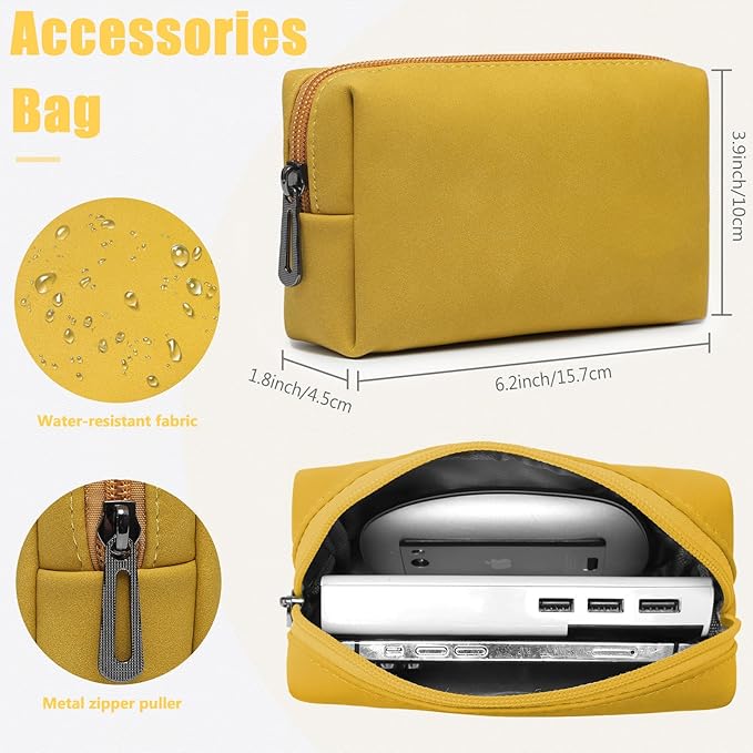 HYZUO 15 Inch Laptop Case Bag Sleeve with Stand for MacBook Air 15 M5 M4 A3241 M3 A3114 M2 A2941 2026-2023, 15" Surface Laptop 7/6/5/4/3, MacBook Pro 15 A1990 A1707 2019-2016, Olive Yellow