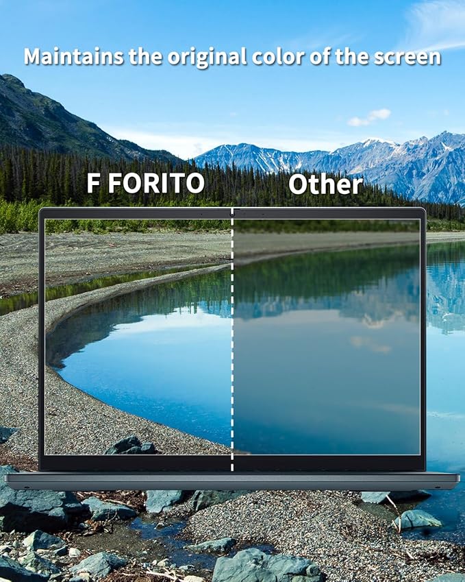 F Forito 2-Pack 14 inch Matte Anti Glare Computer Screen Cover, Compatible with 14" Lenovo Slim 7i, Yoga 7i, Yoga 9i, Flex 5 Laptop Screen Protector