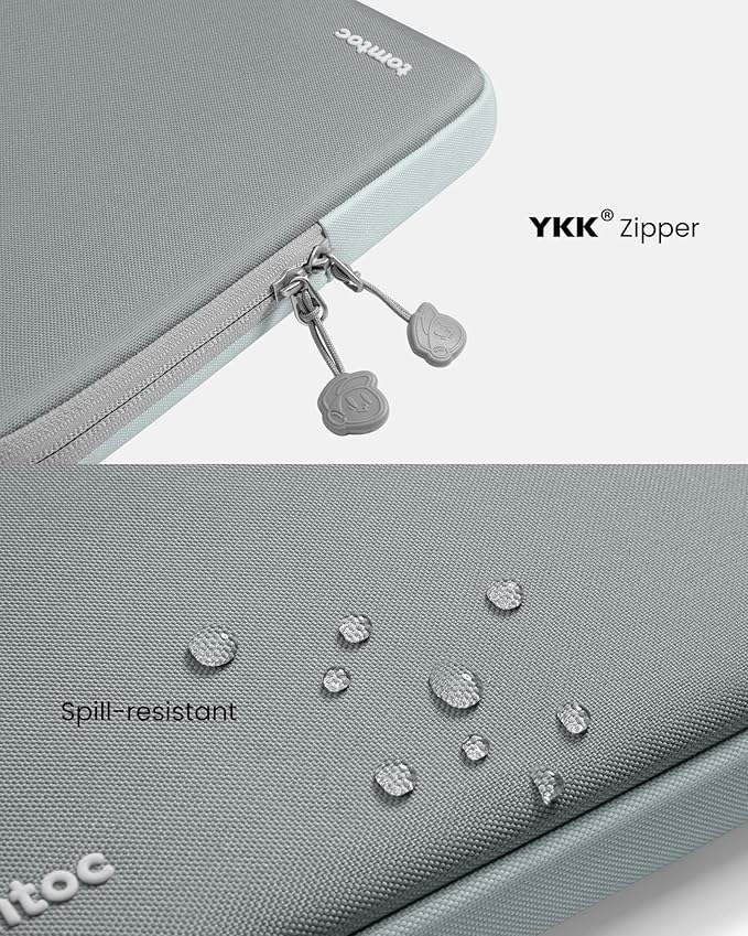 tomtoc 360° Protective Laptop Sleeve for 14-inch New MacBook Pro M5 Pro/Max (2026) A3426 A3427 A3434 M4/M3/M2/M1 A3112 A3401 A3185, Water-Resistant Laptop Case Fits Dell XPS 14 & 13.8" Surface Laptop