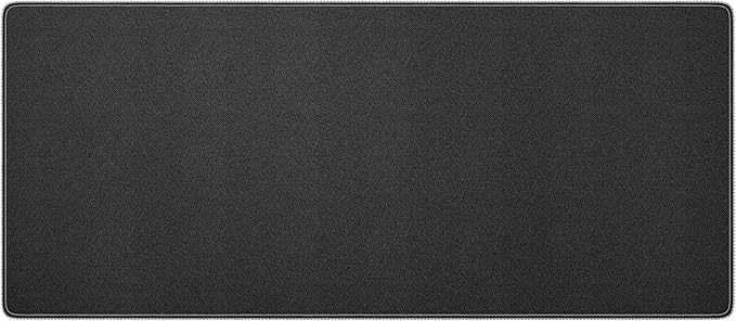 Large Gaming Mouse Pad with Durable Stitched Edges, Non-Slip Rubber Base, Big Computer Keyboard Mouse Mat Desk Pad for Home Office Gaming Work, 31.5''x11.8''x0.12'', Black