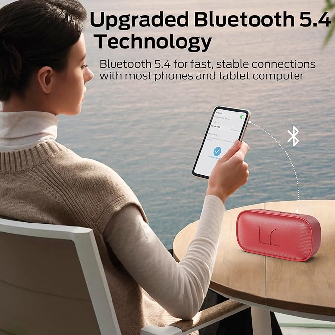 Monster S150 Bluetooth Speaker, Strong Bluetooth 5.4, IPX7 Waterproof Wireless Speaker, Support Sulti-Channel Connection
