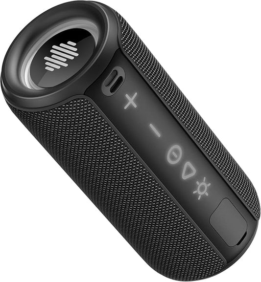 TIMU Portable Bluetooth Speaker, 25W Super Loud Wireless Speaker: Boost Bass 3.0, Bluetooth 5.4, 30H Playtime（Deep Black）