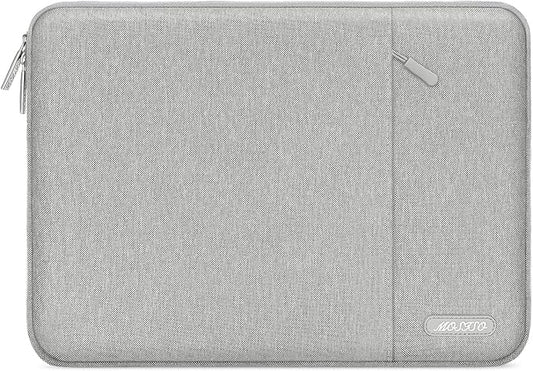 MOSISO Laptop Case 13 inch, Laptop Sleeve Compatible with MacBook Neo/Air/Pro 13 inch with A18/M5/M4/M3/M2/M1 Chip 2026-2016, Polyester Vertical Computer Sleeve Bag with Pocket, Gray