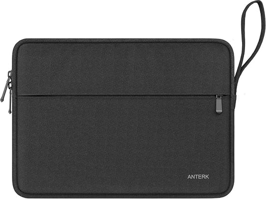 Laptop Sleeve Case 13 Inch, Water Resistant Traveling Computer Cover with Handle, Shockproof Protective Carrying Laptop Bag Compatible for 13 in MacBook Air/MacBook Pro M2 M1, Black