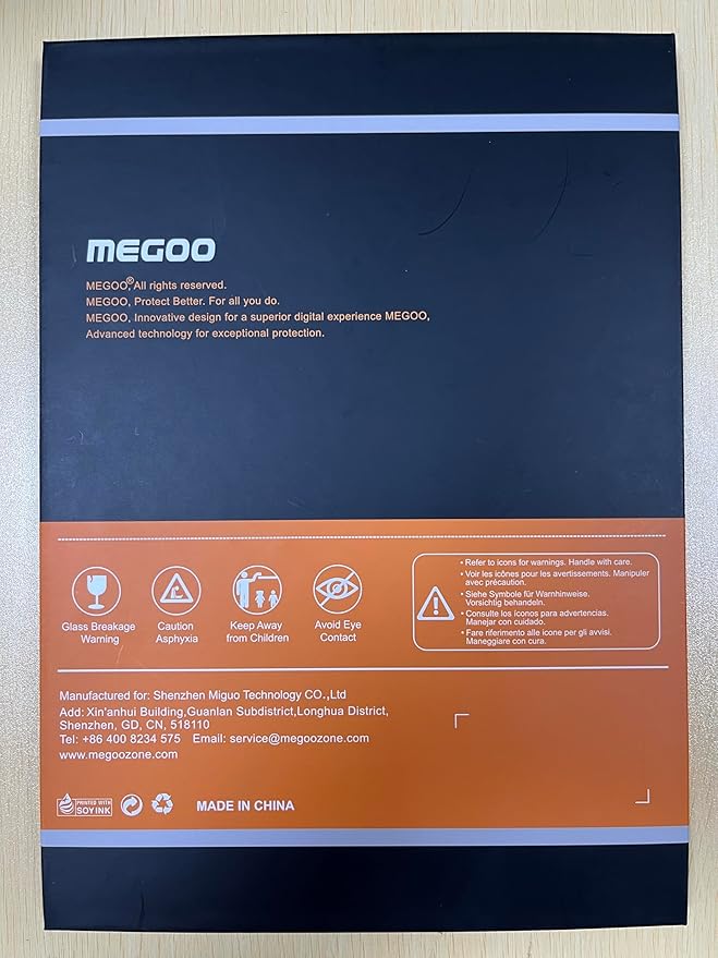 Megoo Tempered Glass Screen Protector for Microsoft Surface Laptop 6/5/4/3(15 inch), Easy Installation, Scratch Resistant, Ultra Clear Protective Film, 2-Pack