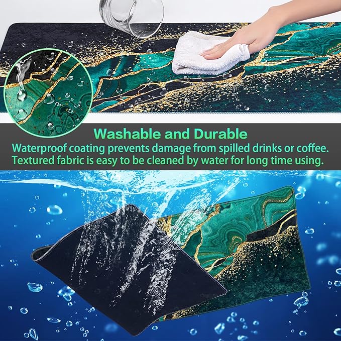 Canjoy Gaming Mouse Pad, Large Extended Mouse Pad Big Computer Mousepad for Home Office Gaming Work 31.5x15.7inch