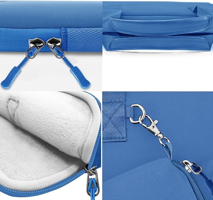 Hseok Laptop Sleeve 13.3-14 inch Case with Small Pouch, Neoprene Computer Bag Compatible with MacBook Neo/Pro 14 M5/M4/M3/M2/M1, Mac Air/Pro 13.3, XPS 14 and Most 13-14 inch Notebooks,J01B01