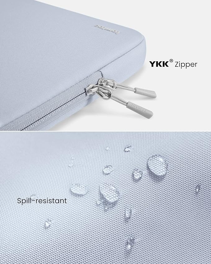 tomtoc 360° Protective Laptop Sleeve for 15-inch New MacBook Air M5/A3448 (2026), M4/A3241, M3/A3114, M2/A2941, Water-Resistant Laptop Case Fits 15-inch MacBook Pro A1990 A1707 & Surface Laptop AI PC