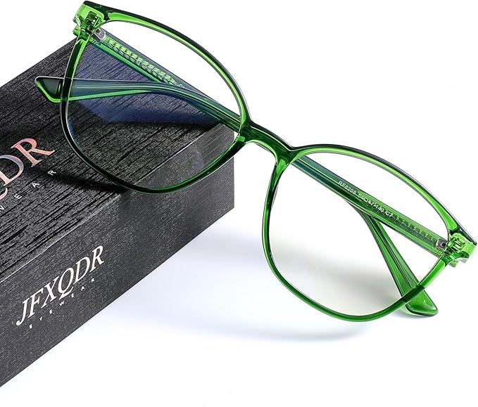 Women's Blue Light Blocking Glasses, TR90 Frame Computer Gaming Glasses Anti Eyestrain & UV Glare RF6208
