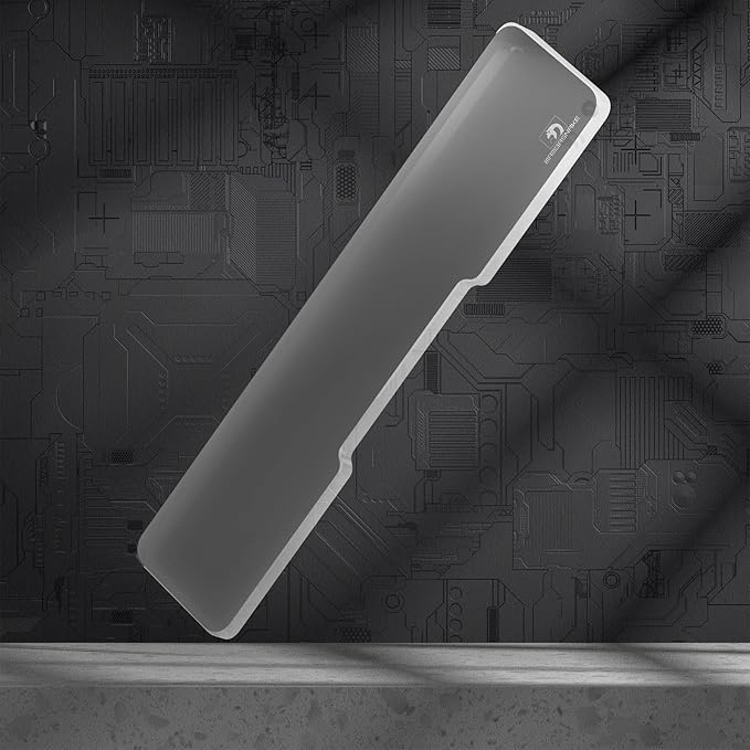 SELORSS Acrylic Keyboard Wrist Rest - TENKEYLESS (TKL) 80% Keyboard- Mechanical Keyboards Ergonomic Palm Rest for Computer Keyboard,Anti-Slip Base,Wrist Pad for Laptop,Office & Home-Easy Typing