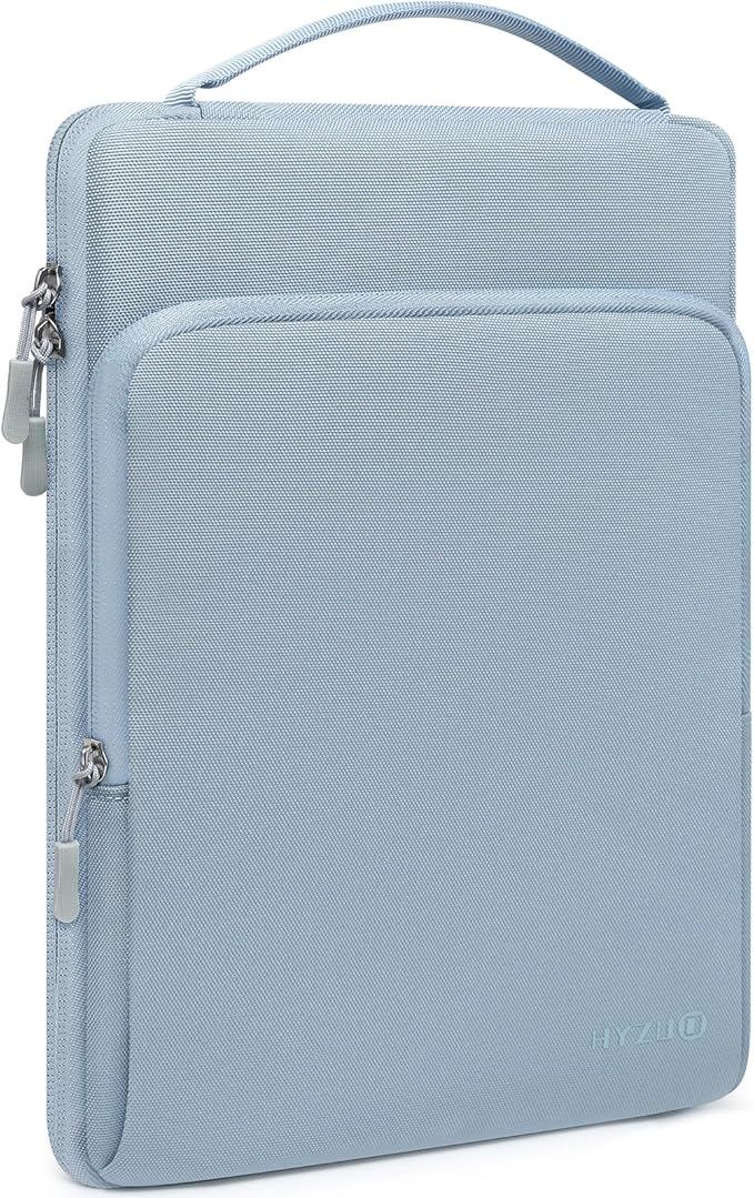 HYZUO 15-16 Inch Laptop Bag Sleeve for MacBook Pro 16 M5 M4 M3 M2 M1 Pro/Max A3428 A3429 2026-2019, 15" Surface Book, Notebook Case for 15" 15.6" Dell HP Lenovo Asus Acer Samsung, Pale Blue