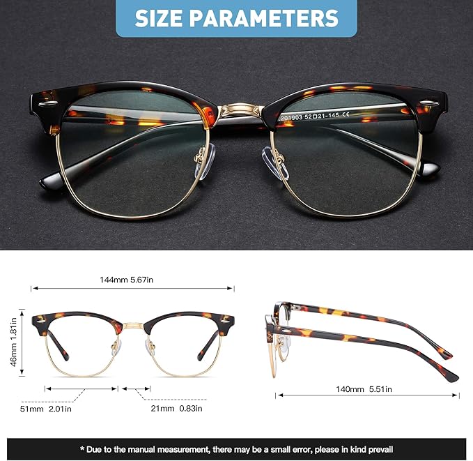 Blue Light Blocking Glasses for Woman/Men Computer Bluelight Glasses Womens/Mens