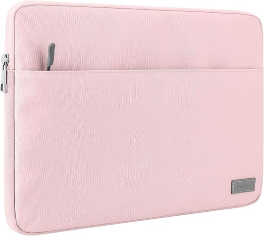MoKo 9-11 Inch Tablet Sleeve Bag Carrying Case Fits New 11 inch iPad Air M3, iPad A16 2025, iPad Pro 11 M4/Air M2, iPad Air 5/4/3th, iPad 10/9/8/7th, Pink