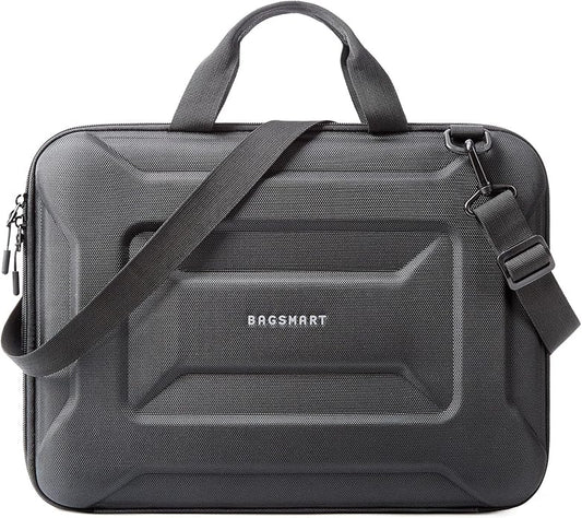BAGSMART 15.6-16 inch Laptop Computer Case with Strap,Shockproof Waterproof Laptop Bag with Sturdy Handle
