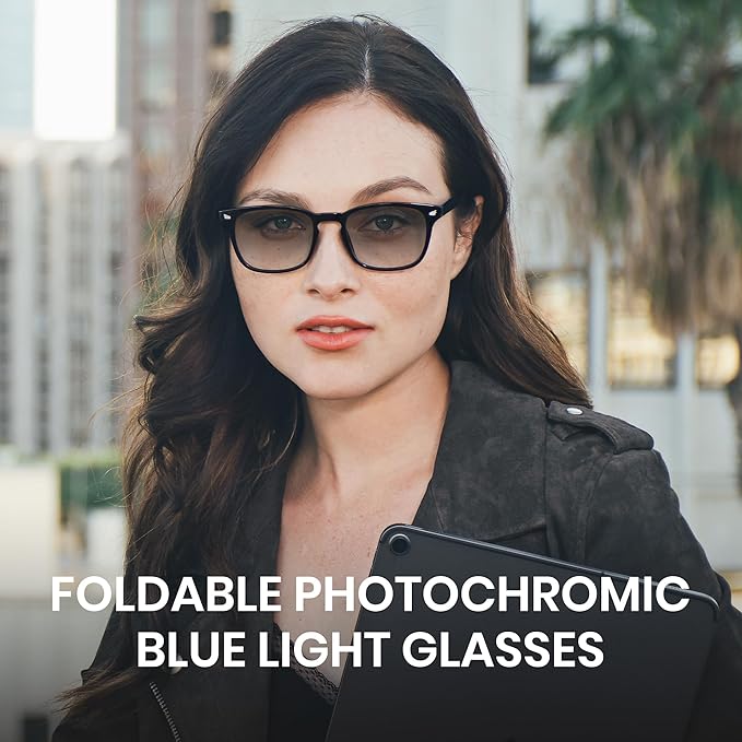 Cyxus Blue Light Glasses Men Women Reduce Eye Strain UV Blocking for Office Work Computer Screen 8082