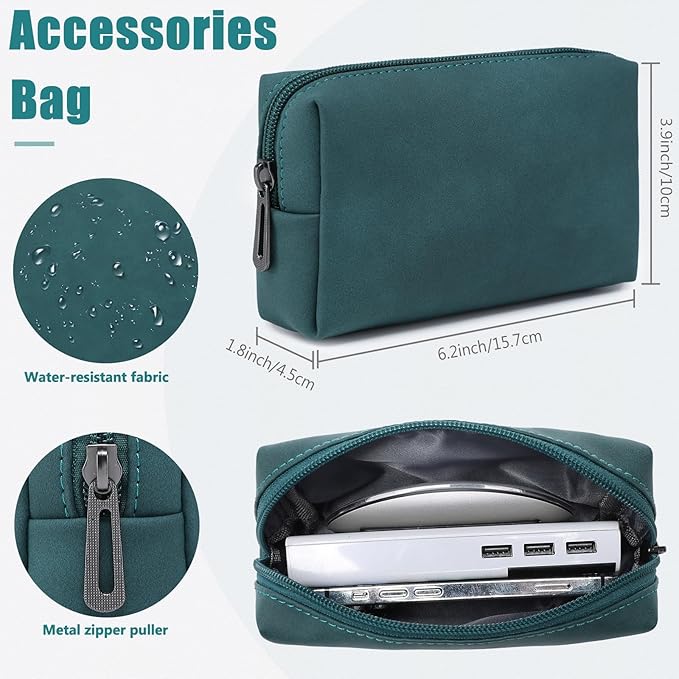HYZUO 13.3-14 Inch Laptop Sleeve Case with Stand Feature for MacBook Pro 14 M5/M4/M3/M2/M1 2026-2021, MacBook Pro/Air 13.3, 13.5" 13.8" Surface Laptop, HP Spectre X360 13/14, Dark Green