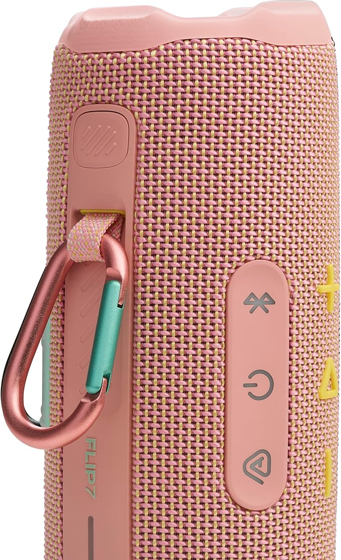 JBL Flip 7 - Portable Waterproof and Drop-Proof Speaker, Bold JBL Pro Sound with AI Sound Boost, 16Hrs of Playtime, and PushLock System with Interchangeable Accessories (Sand)