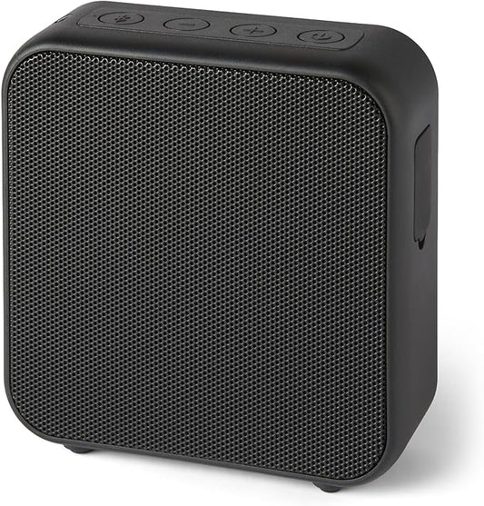 Amazon Basics Bluetooth Speaker Wireless, IPX5 Waterproof, 6 Hour Playtime, Compact Size for Home, Outdoor, Black