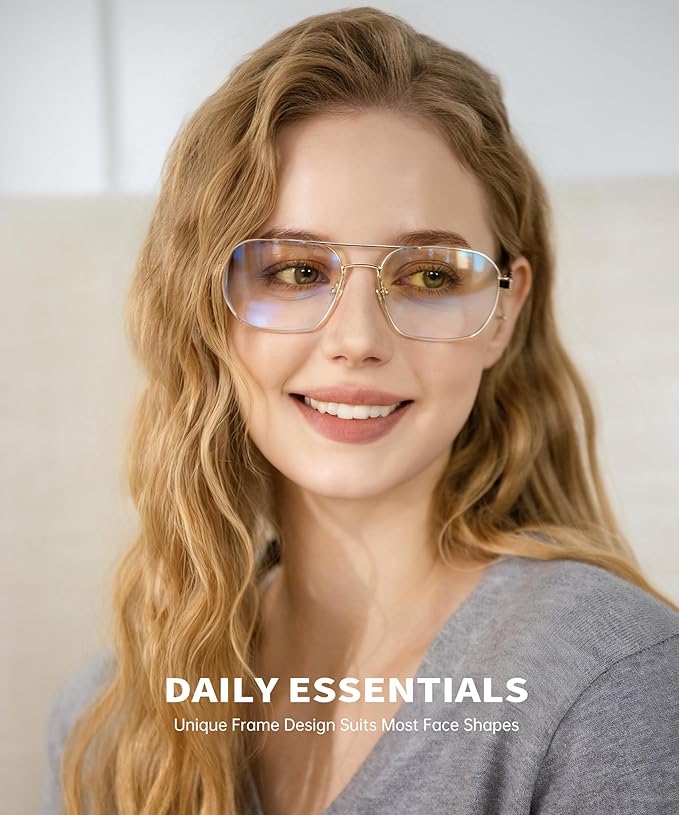 ANYLUV Blue Light Glasses for Woman/Men, Blue Light Blocking Glasses Women Computer Gaming Glasses for Eye Protection