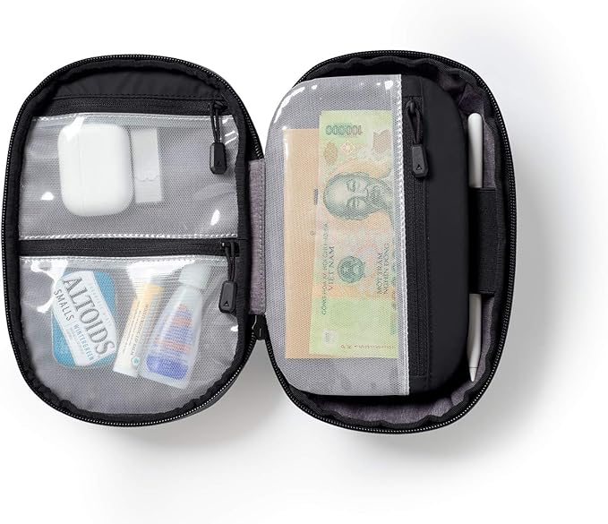 NOMATIC Premium Tech Organizer | Electronic Organizer (Black) | Water Resistant Travel Tech Case, Cord Case - Universal Cable Holder, Memory Cards, Hard Drive, Power Banks, Charger, etc