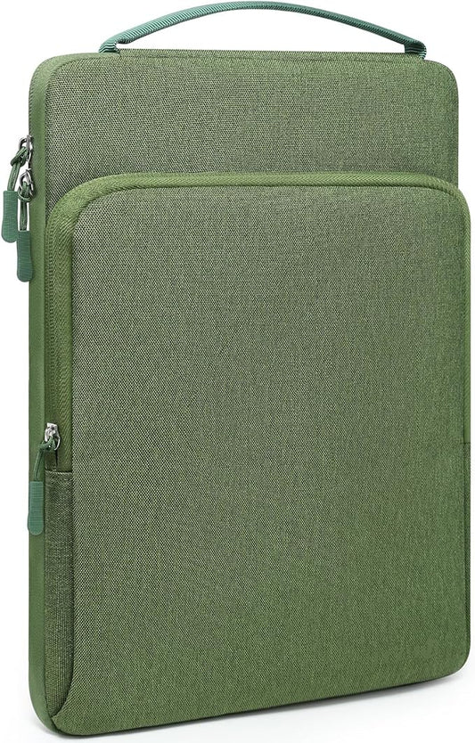HYZUO 15-16 Inch Laptop Bag Sleeve for MacBook Pro 16 M5 M4 M3 M2 M1 Pro/Max A3428 A3429 2026-2019, 15" Surface Book, Notebook Case for 15" 15.6" Dell HP Lenovo Asus Acer Samsung, Grass Green