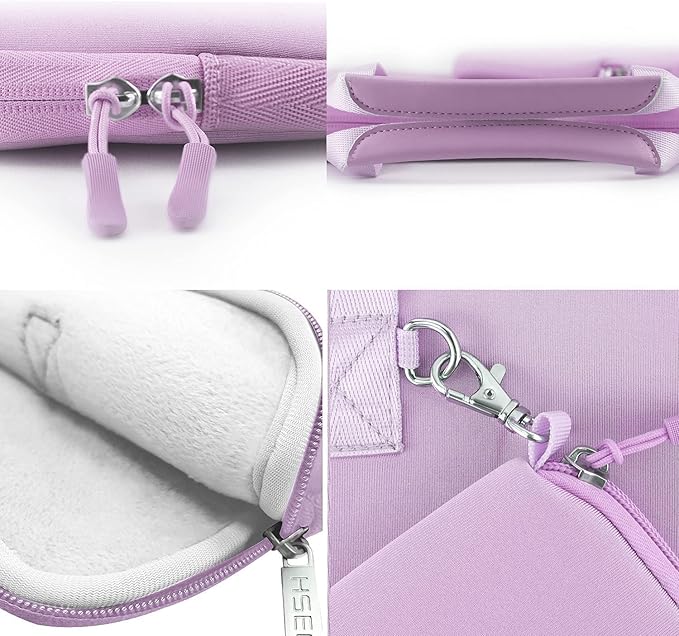 11.6 12.9 13 inch Elastic Laptop Sleeve with Small Case Compatible with 13 inch MacBook Neo Air Pro M5/M4/M3/M2/M1, iPad 13 12.9, XPS 13 and Most 11.6 12.9 13 inch Notebooks Tablets,L02P01