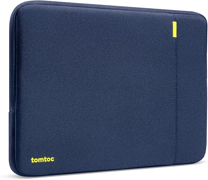 tomtoc 360° Protective Laptop Sleeve for 16-inch MacBook Pro M5 Pro/Max (2026) A3428 A3429, M4/M3/M2/M1 A3403 A3186 A2991 A2780, Water-Resistant MacBook Case Bag with Accessory Pocket Fits Dell XPS 16