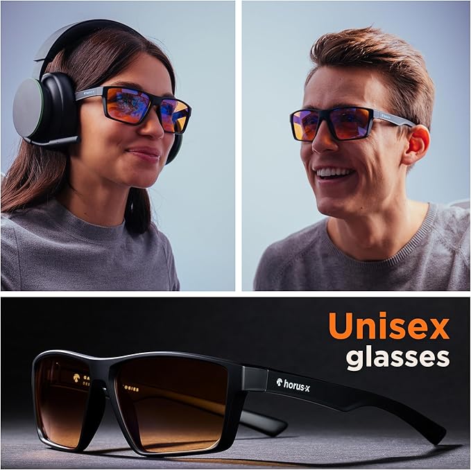 Horus X • Blue Light Glasses Men Women | Blue Light Blocking Glasses for Screen Anti-Fatigue Eye Migraine