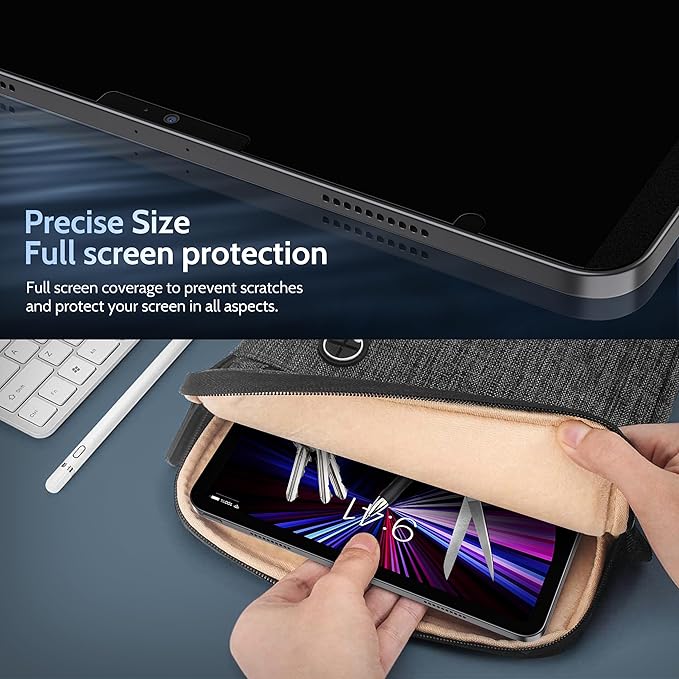 Peslv 4 Way Magnetic Privacy Screen Protector for iPad Air 5th 4th 10.9" & iPad Pro 11(2018-2022), Removable 360 Spy Private Filter, Anti Blue Light Glare Bubble-Free Black Security Protector