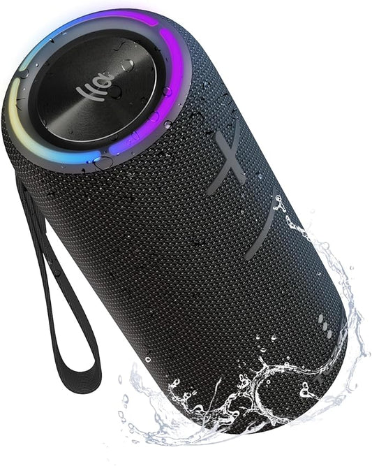 30W Loud Outdoor Portable Bluetooth Speaker, IPX7 Waterproof - Dustproof Wireless Speaker with Mega Bass, 8 - Hour Playtime, TWS Pairing, for Home, Party, Outdoors, Travel