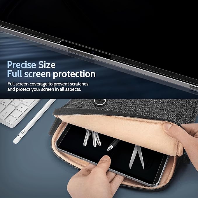Peslv 4-Way Magnetic Privacy Screen for iPad Air 11 Inch (2024-2026, M2 M3 M4), Removable 360 Spy Private Filter, Anti Blue Light Glare Bubble-Free Easy Install Black Security Protector