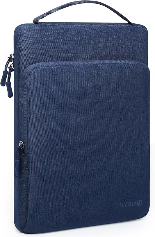 HYZUO 15-16 Inch Laptop Bag Sleeve for MacBook Pro 16 M5 M4 M3 M2 M1 Pro/Max A3428 A3429 2026-2019, 15" Surface Book, Notebook Case for 15" 15.6" Dell HP Lenovo Asus Acer Samsung, Navy Blue