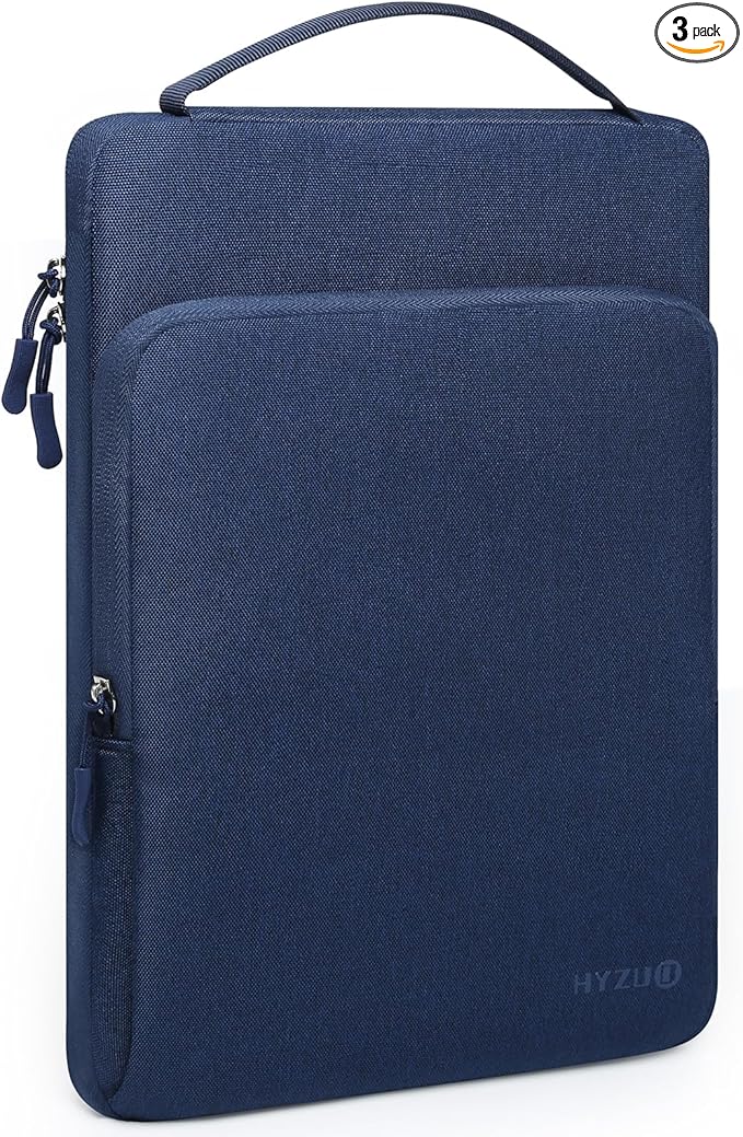 HYZUO 17-17.3 Inch Laptop Bag Case Sleeve for 17" 17.3" HP/Dell/Lenovo/ASUS/Acer/LG/MSI Gaming Laptop/Razer Blade 17/18, Notebook Carrying Briefcase for Men Women, Navy Blue