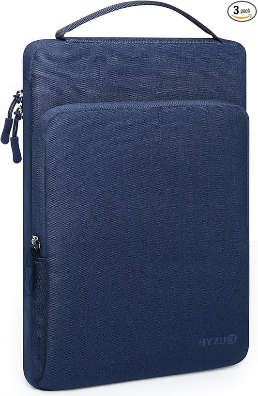 HYZUO 17-17.3 Inch Laptop Bag Case Sleeve for 17" 17.3" HP/Dell/Lenovo/ASUS/Acer/LG/MSI Gaming Laptop/Razer Blade 17/18, Notebook Carrying Briefcase for Men Women, Navy Blue