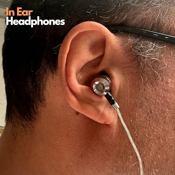 Sephia SP3060VC Wired Earbuds with Mic, in Ear Headphones with Deep Bass, Noise Isolating Earphones, 10mm Drivers, Tangle Free Cable, 3.5mm Jack