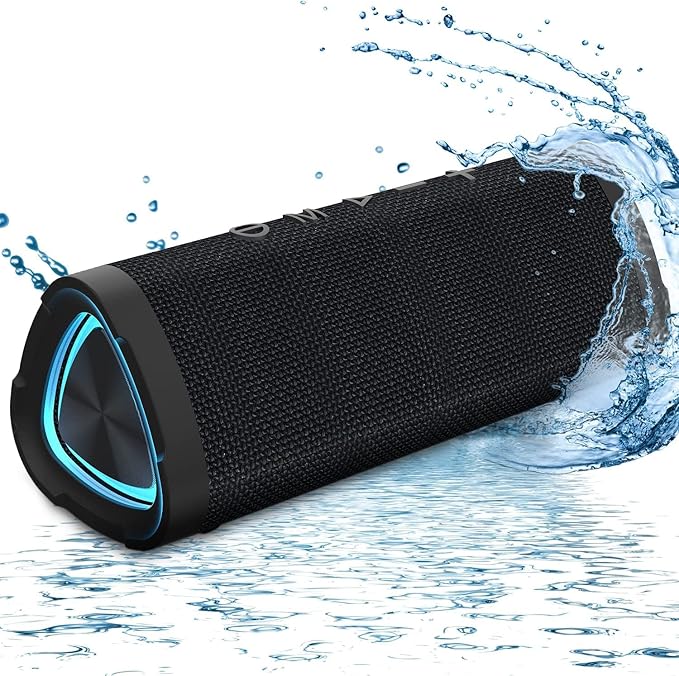Vanzon V40 Portable Speaker Bluetooth 5.0, 24W Super Loud Bluetooth Speaker Wireless, 24H Playtime,RGB Modes, for Outdoor/Home/Party/Travel