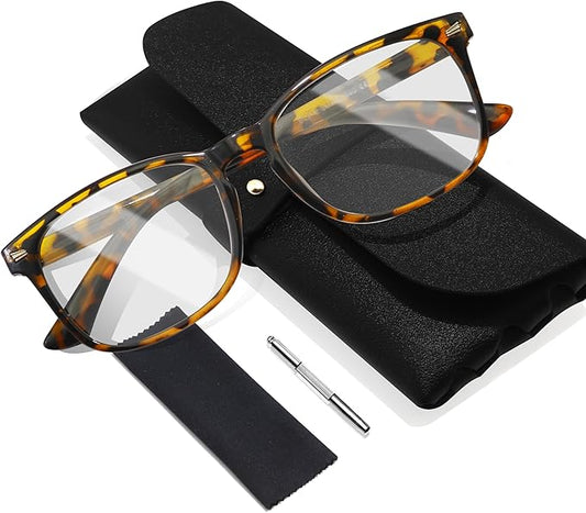 BIRDDIE Blue Light Blocking Glasses for Women & Men, UV400 Anti-Glare Computer Glasses for Gaming,Reading & Eye Strain Relief