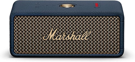 Marshall Emberton III Portable Bluetooth Speaker - Rugged Waterproof IP67 Design | Loud Stereo Sound, Deep Bass with 32+ Hr Playtime | Compact and Wireless for Travel and Outdoors - Midnight Blue