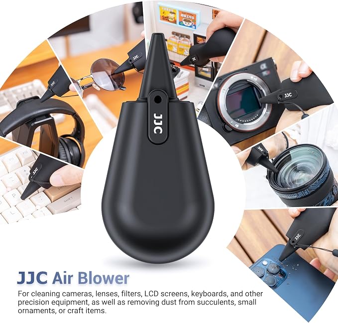 Small Soft Silicone Nozzle Air Blower for Camera Lens Sensor Keyboard Cleaning, Portable Camera Lens Blower with Lanyard for Outdoor Travel Cleaning - Image 2