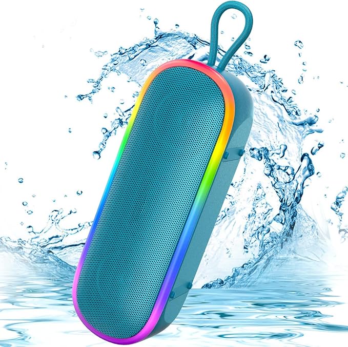 Bluetooth Speakers,IPX7 Waterproof Speaker with 20W Powerful Sound,Portable Wireless Speakers with Extral Bass,for Beach Pool Camping Outdoors,Christmas/Birthday Gift for Men,Women,Friends